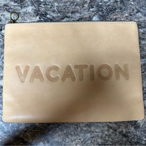 Madewell leather vacation pouch